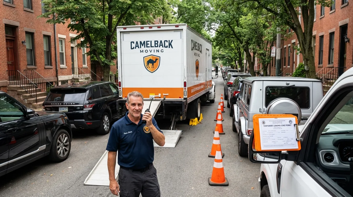 City street loading permit setup in Quarryville, PA