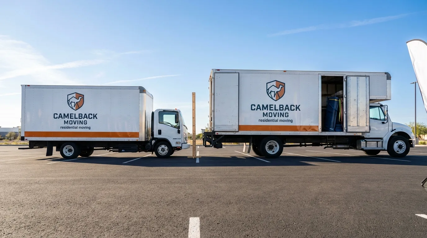 Moving truck size capacity guide in Quarryville